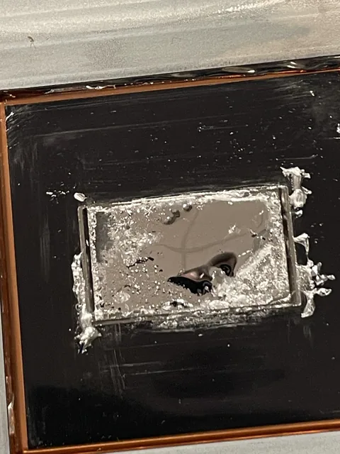 PlayStation 5 processor die with the remains of the previous thermal paste